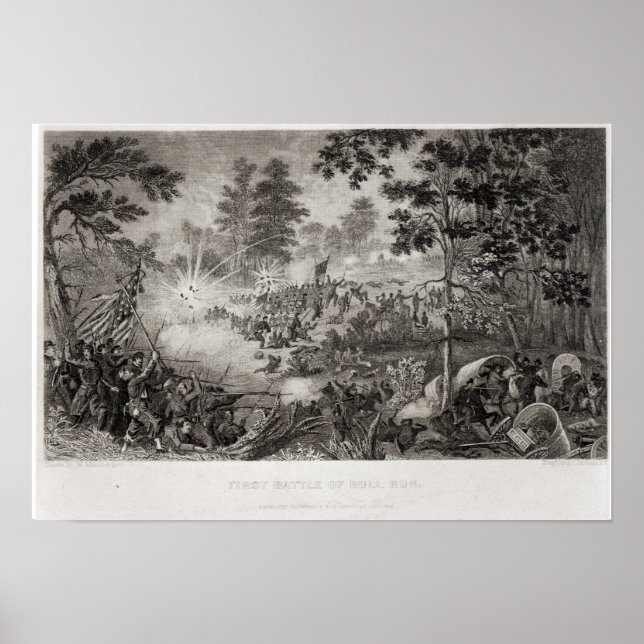 The First Battle of Bull Run Poster (Front)