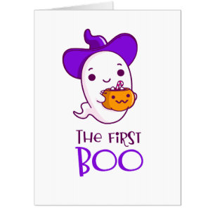 The First Boo of Halloween Card