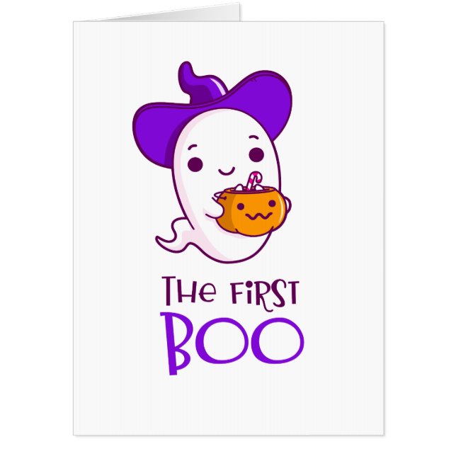 The First Boo of Halloween Card (Front)