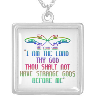 "The First Commandment" Necklace