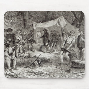 The First Day at Jamestown Mouse Pad