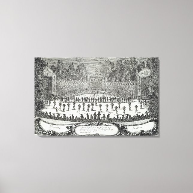 The First Day Festival of 'Les Plaisirs de Canvas Print (Front)