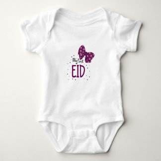 The first eid with my mom and dad baby bodysuit