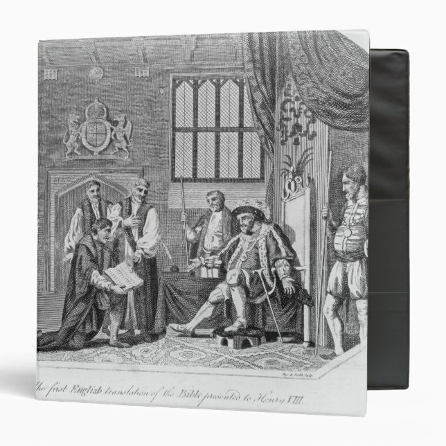 The first English translation of the Bible Binder (Front/Inside)