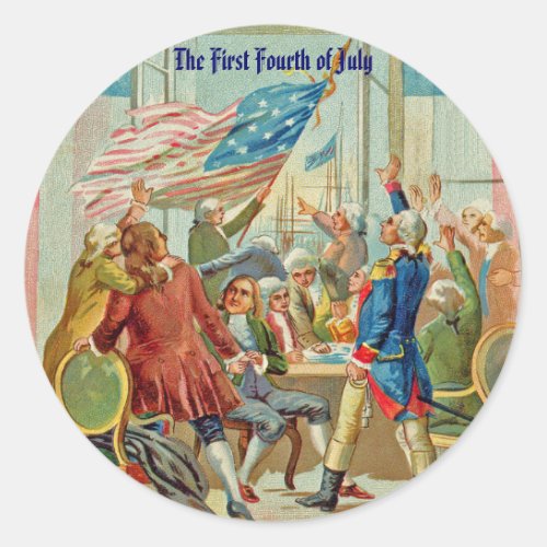 The First Fourth Of July Stickers