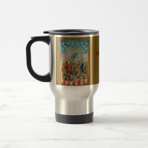The First Fourth Of July Travel Mug