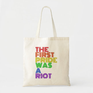 The First Gay Pride was a Riot LGBT Tote Bag