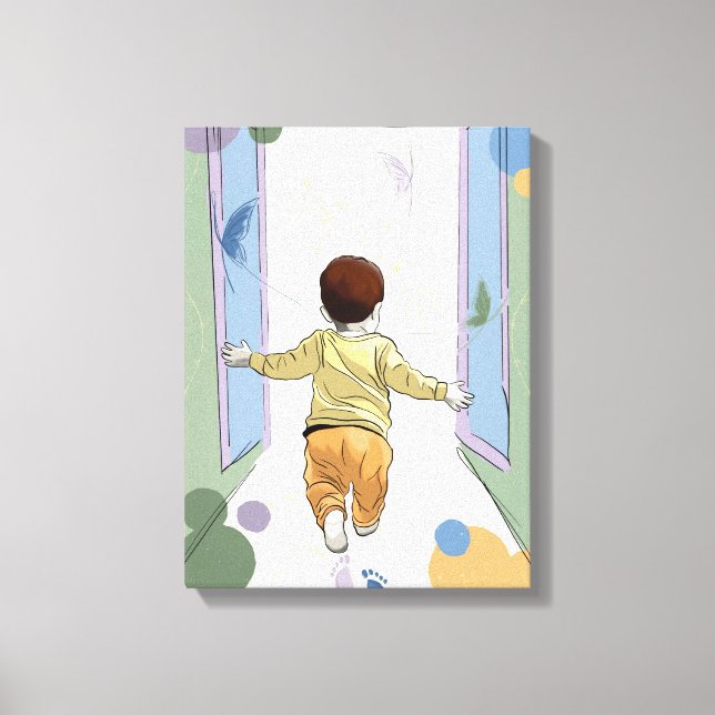 The First Ground – Early Childhood Discovery Canvas Print (Front)