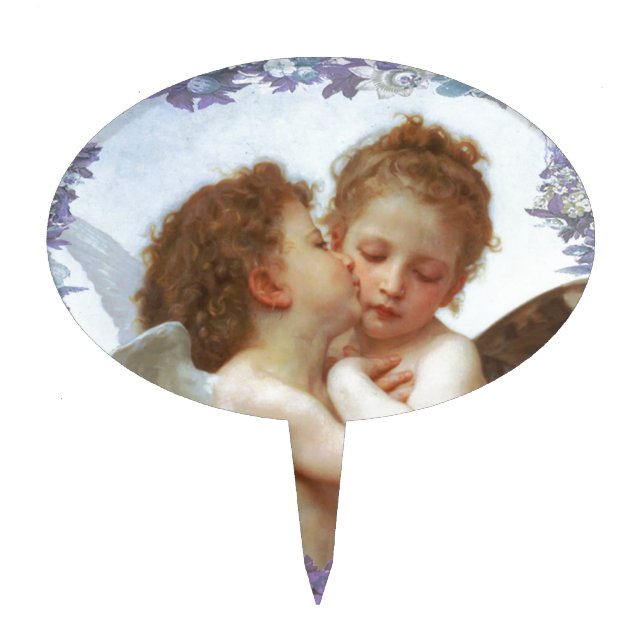 THE FIRST KISS, C.1873 William Bourgeau Cake Topper (Front)