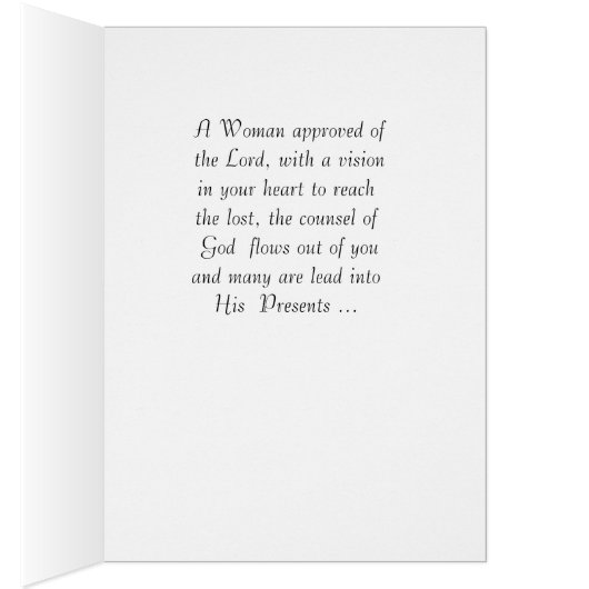 The first Lady  and Pastor (Inside (Right))