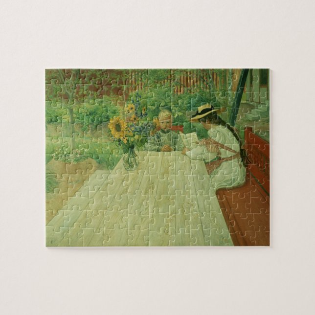 The First Lesson, 1903 Jigsaw Puzzle (Horizontal)