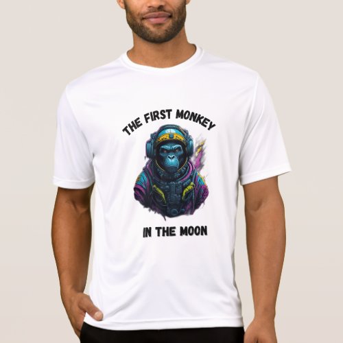 the first monkey in the moon T_Shirt