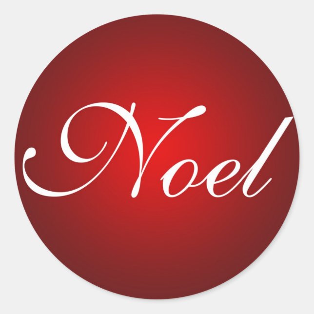 The First Noel Customizable Holiday Card Stickers (Front)