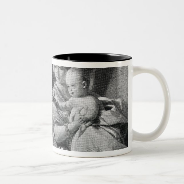 The First of May 1851, engraved by Werner Two-Tone Coffee Mug (Right)