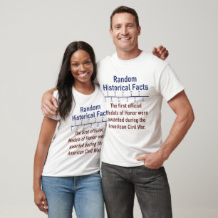 The First Official Medals Of Honor - History Fact T-Shirt