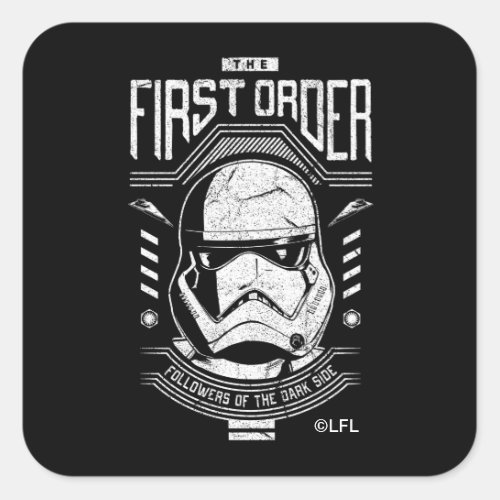 The First Order Followers of the Dark Side Square Sticker