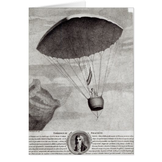 The First Parachute Descent Cards (Front)