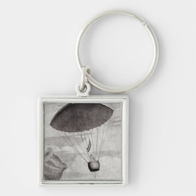 The First Parachute Descent Keychain (Front)