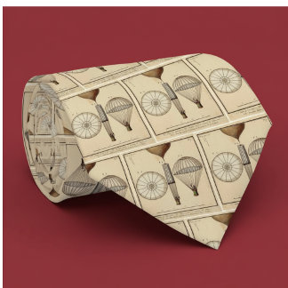 the first parachute tie