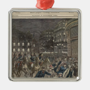 The First Performance of 'Lohengrin' Metal Ornament