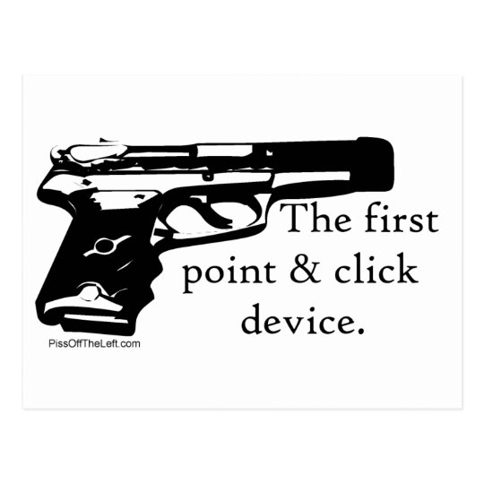 The First Point & Click Device Postcard