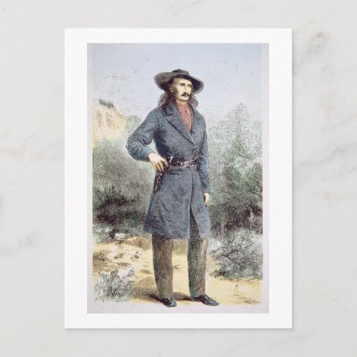 The first published picture of Wild Bill Hickok Postcard