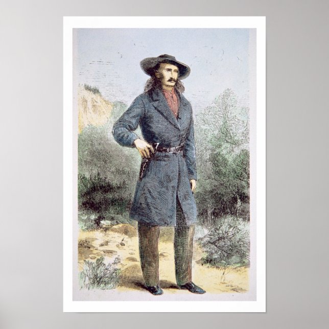 The first published picture of 'Wild Bill' Hickok Poster (Front)