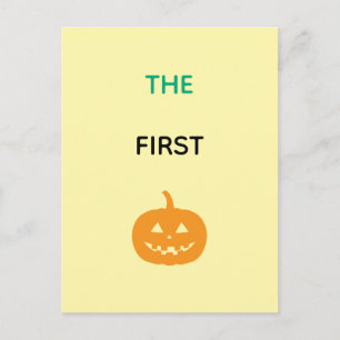 The first Pumpkin Postcard
