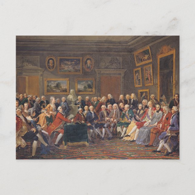 The First Reading at Mme Postcard (Front)
