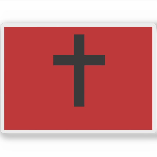The first revolutionary flag of Greece (1821) Sticker (Front)