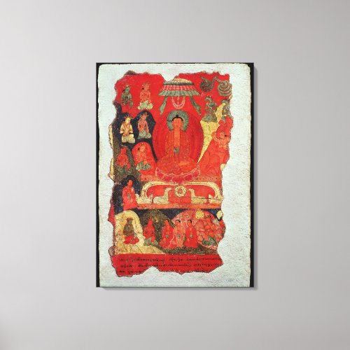 The First Sermon of Buddha Canvas Print