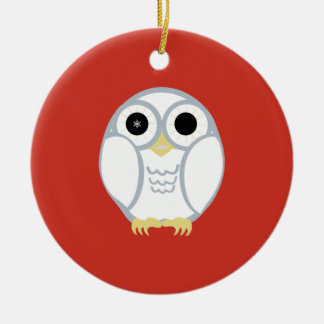 the first snow owl ornament