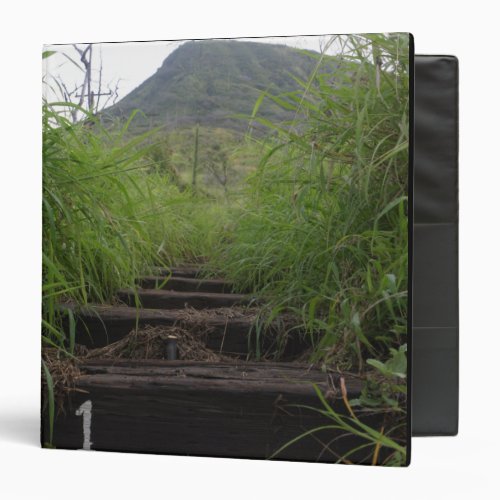 The first step invites hikers up Koko Crater 3 Ring Binder