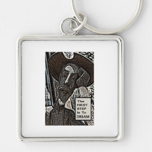 The First Step Keychain