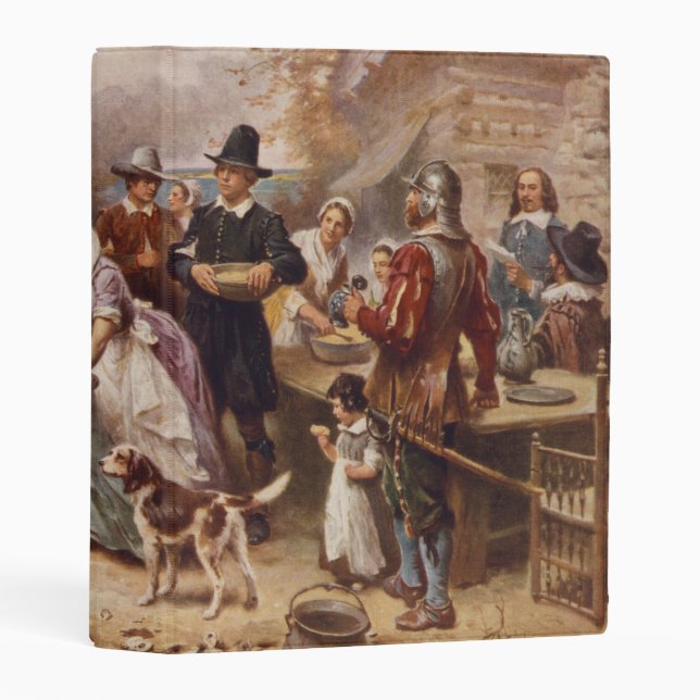 The first Thanksgiving 1621 | c.1932 Mini Binder (Front/Spine)