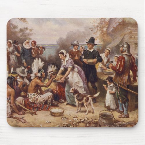 The first Thanksgiving 1621  c1932 Mouse Pad