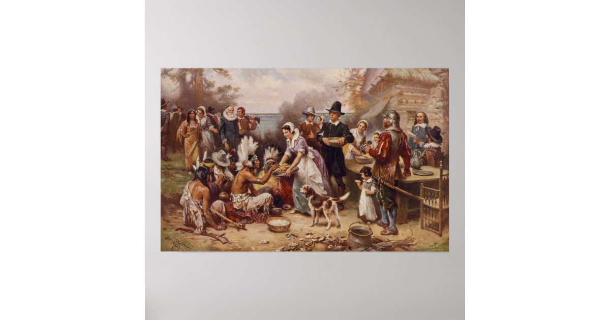 The first thanksgiving menu in 1621