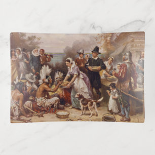 The first Thanksgiving 1621 c.1932 Trinket Tray