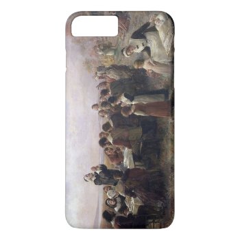 The First Thanksgiving At Plymouth By Brownscombe Iphone 8 Plus/7 Plus Case by Classicville at Zazzle