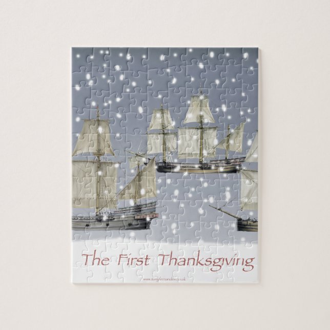 the first thanksgiving jigsaw puzzle (Vertical)
