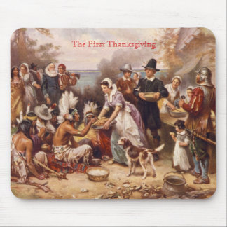The First Thanksgiving Mouse Pad