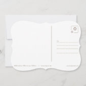 "The First Touch " 5x7 Invitation (Back)