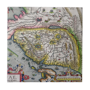 The First Western Atlas China   1584 Ceramic Tile