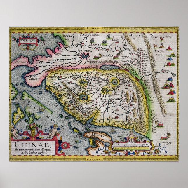 The First Western Atlas China | 1584 Poster (Front)