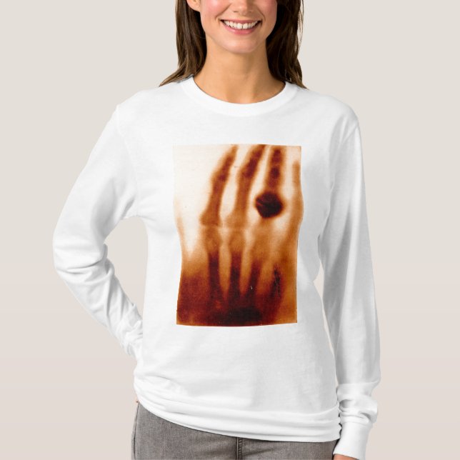 The First X-Ray, 1901, Photograph T-Shirt (Front)