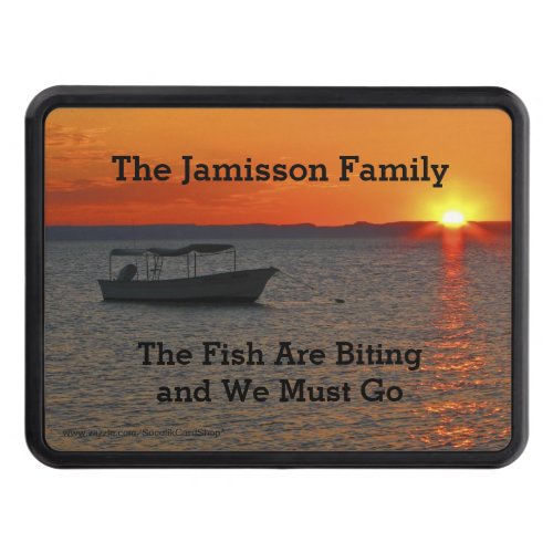 The Fish Are Biting Fishing Boat Trailer Hitch Cover