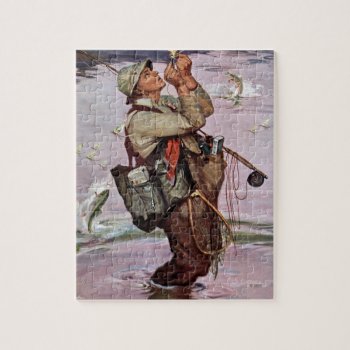 The Fish Are Jumping Jigsaw Puzzle by PostSports at Zazzle
