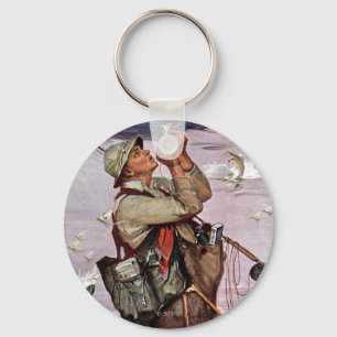 The Fish are Jumping Keychain