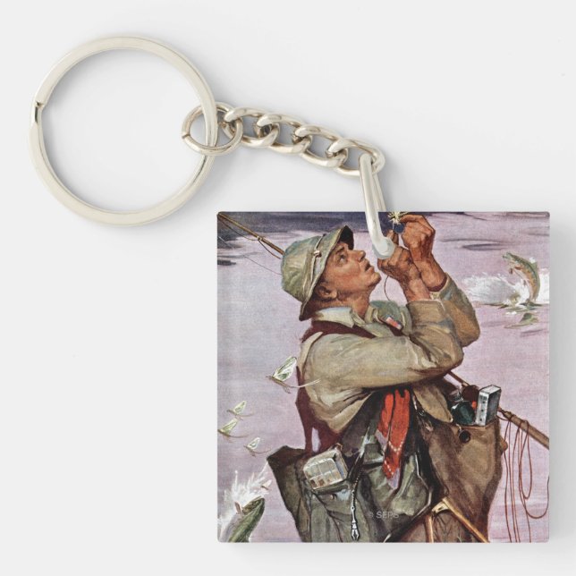 The Fish are Jumping Keychain (Front)