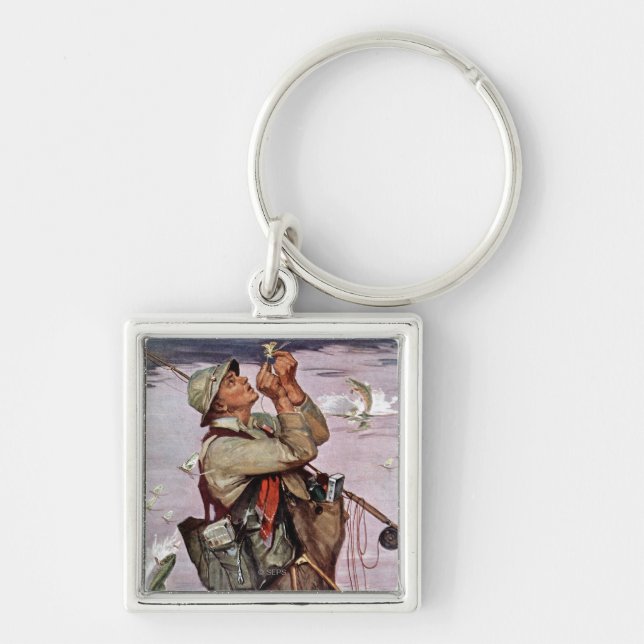 The Fish are Jumping Keychain (Front)